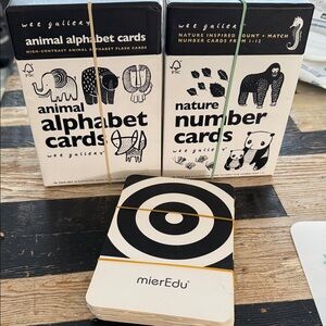 wee gallery Animal Alphabet & Nature Number Cards + mierEdu Cards